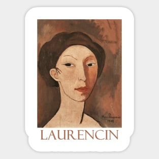 Self Portrait (1908) by Marie Laurencin Sticker